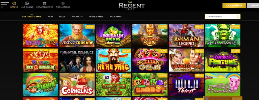 Regent casino igre